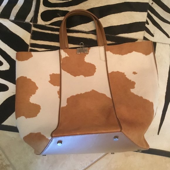 Off White Handbags - Off White   by Virgil Abloh  Calf hair fur bag New $2475